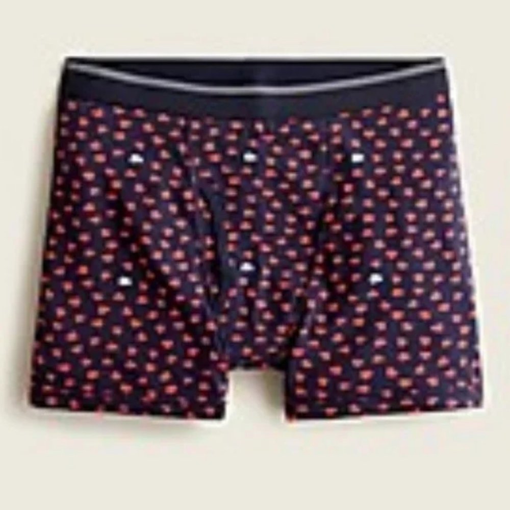J. Crew stretch cotton "Hearts" Boxer Briefs